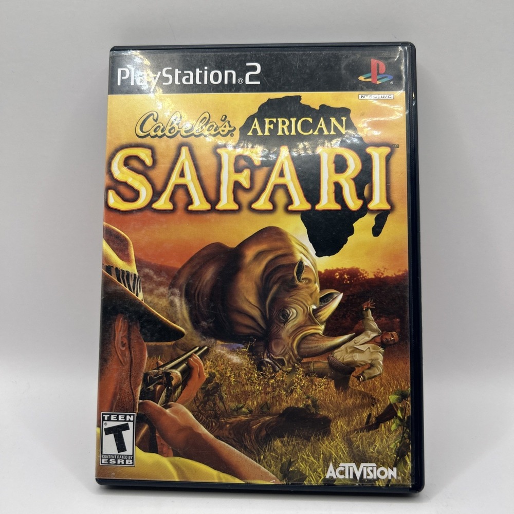 Cabela's African Safari PlayStation 2 PS2 2006 Activision NTSC-U/C w/ Manual